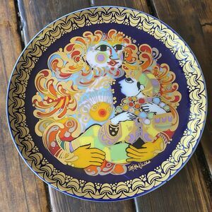 Vintage Aladdin #5 Wall Plate Bjork Wiinblad Rosenthal Porcelain Art